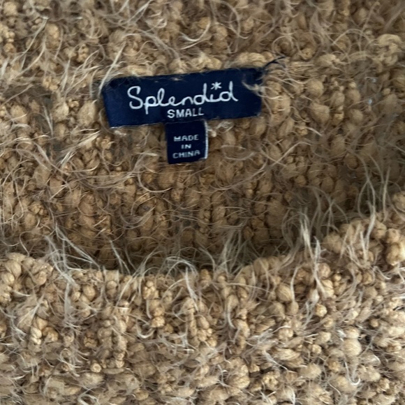 Splendid Fuzzy Crew Neck Pullover 🌵small - Picture 5 of 7